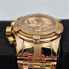 Invicta 15278 Reserve Bolt Zeus Women's 40mm Rose Gold Tone Chronograph Watch